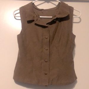 Business work suit vest and pant set